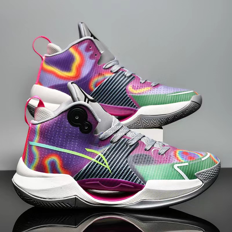 Men's Women's Luminous Basketball Shoes Fashion Stars Lightweight Breathable Sports Shoes Men Training Athletic Sneakers