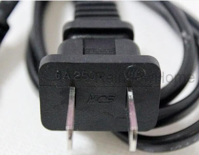 Power Supply Cord Mains Cable For Charger Printer PS4 PS3 XBOX Console Hair Catcher Cooker Toaster Replacement Line 1.5M 2 Pin LL