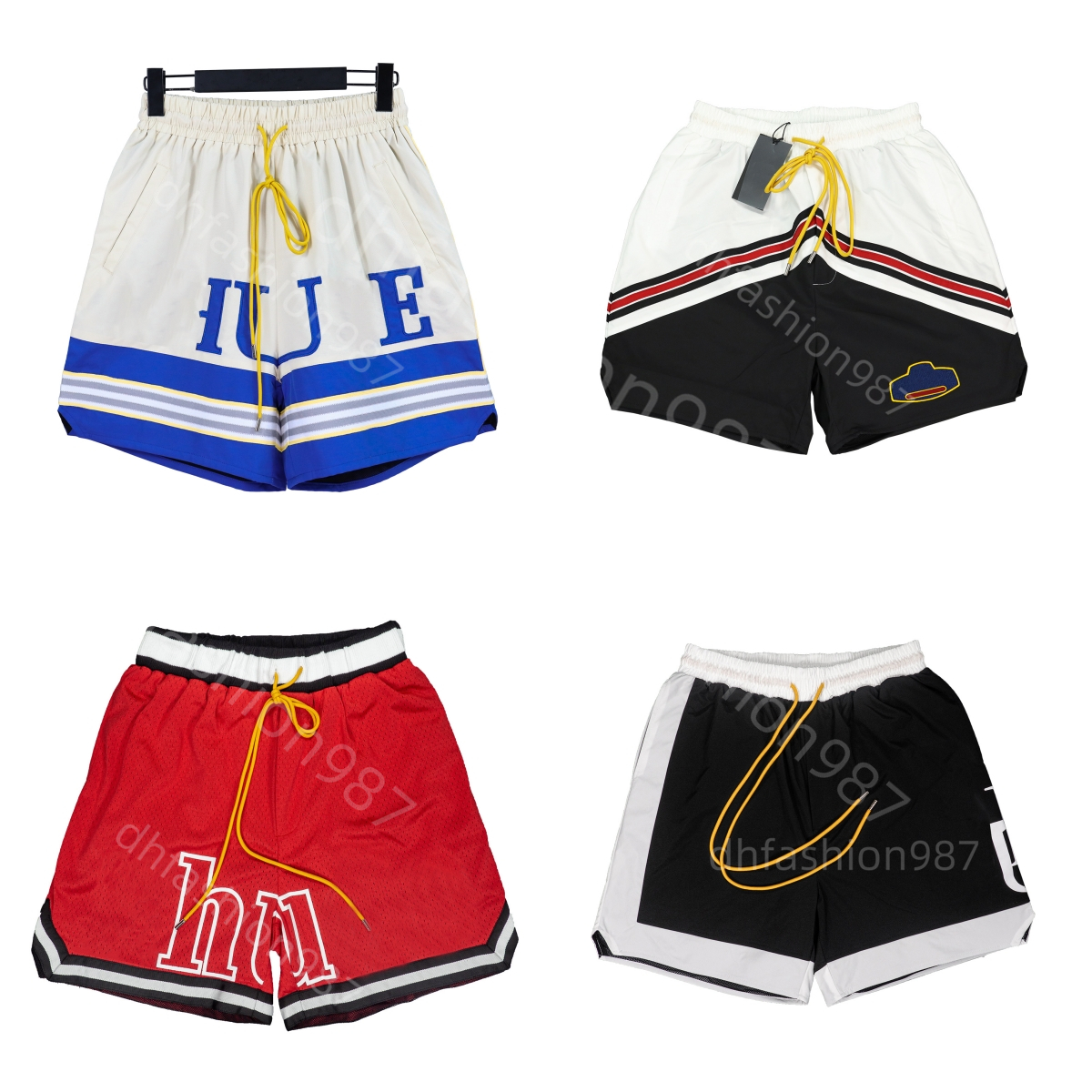 Designer Men's Shorts Summer Fashion Beach Pants Men High Quality Street Wear Red Blue Black Purple Pants Mens Loose Short