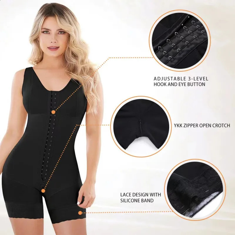 Womens one-piece body shaper super body shaping plus size belly corset underwear belly shaping butt lift body shaper 240730