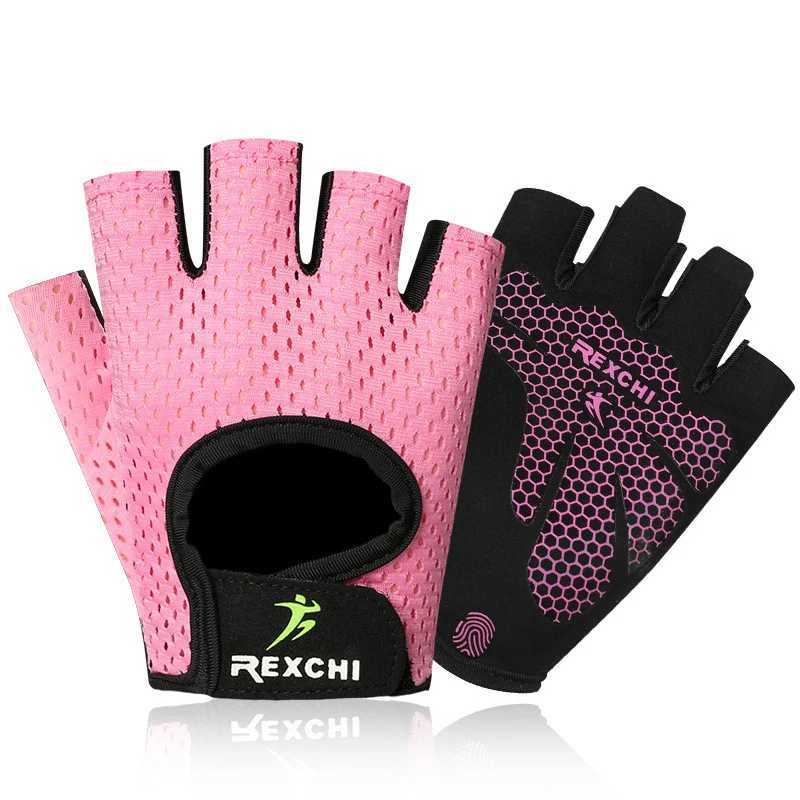 Breathable fitness gloves gym weightlifting yoga fitness training exercise slimming half finger bicycle gloves equipmentW241018