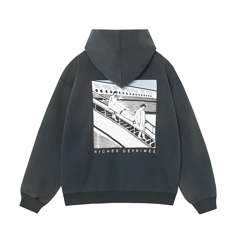 2024 New Hoodies Men Woman Good Quality Washed Do Old Autumn Winter Streetwear Vintage Hooded Pullover Sweatshirts