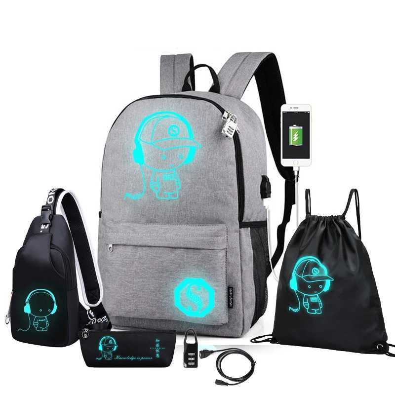 Luminous Elementary Student Backpack School Bags For Boys Children School Backpack Boy Primary Schoolbag Book Bag MochilaCL240730