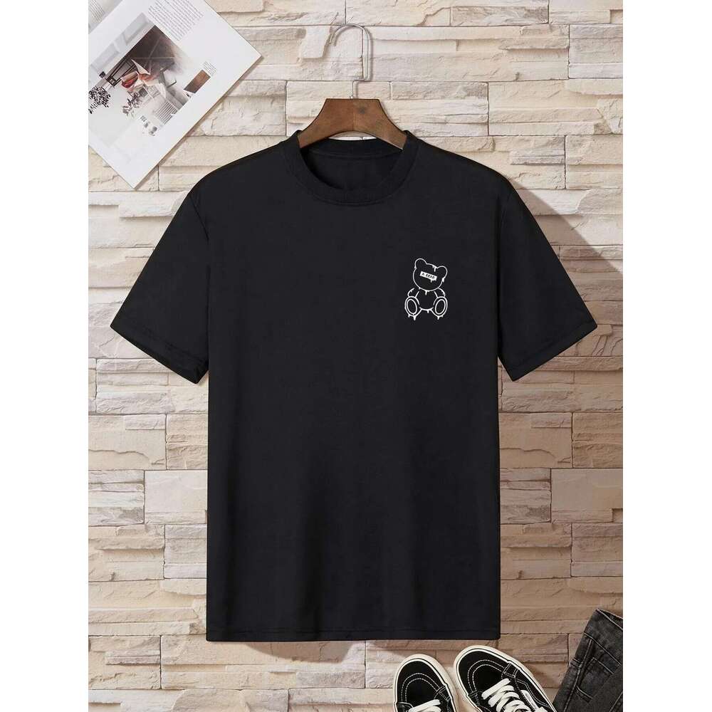 2025S Fashion Designer T Shirt Tops A Bear Graphic Tee T Shirt For Mens Casual Crew Neck Short Sleeve Fashion Summer T Shirts Tops