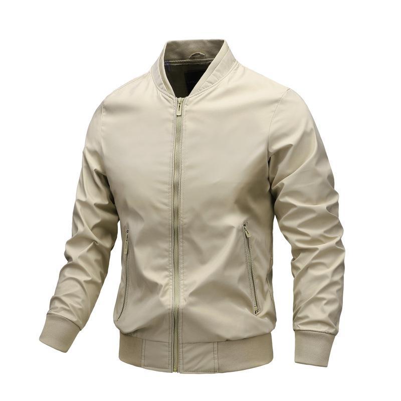 Men's Jackets 2024 Spring And Autumn Solid color jacket Casual sports youth coat 8 colors