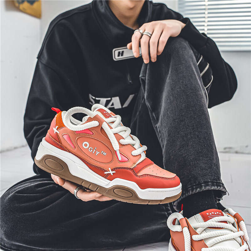 Thick bottom heightening hemp rope bread casual sports pops hundred board shoes design sense niche 232 size ss