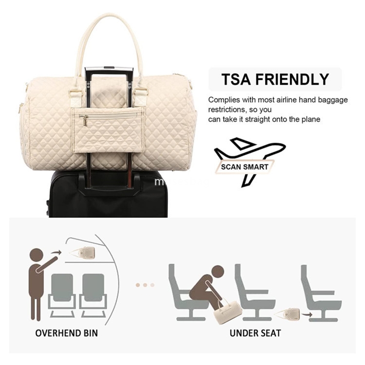 New high quality stock New 2-piece travel bag duffel bag Fitness bag with toiletries bag with shoes layer fashion shoulder bag