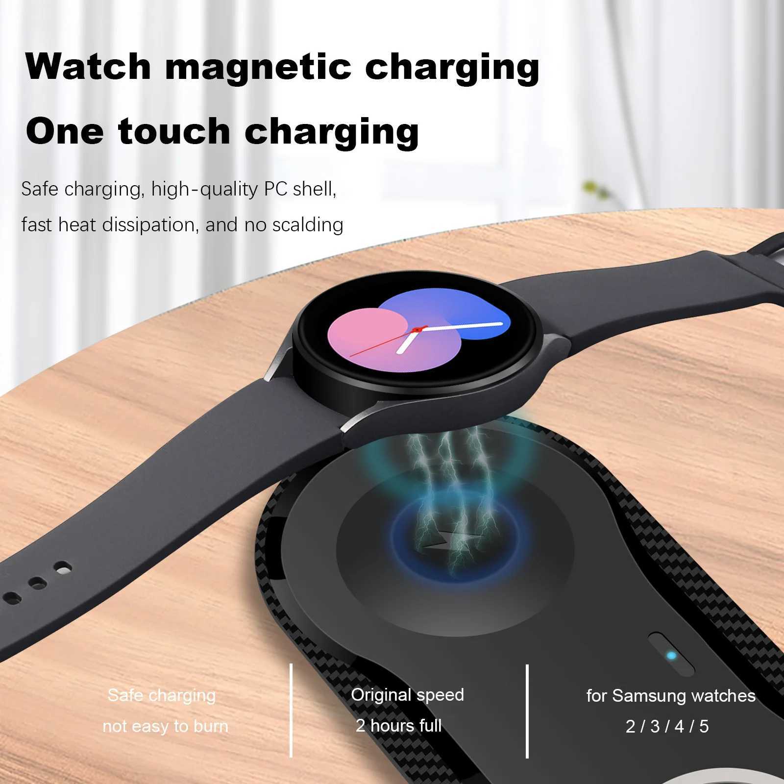 25W 2 in 1 Wireless Charger Stand for Samsumg Galaxy Z Flip 4 Fold 4 S22 Note 20 Ultra Galaxy Watch 5 4 3 Active 2 Fast ChargersM240731