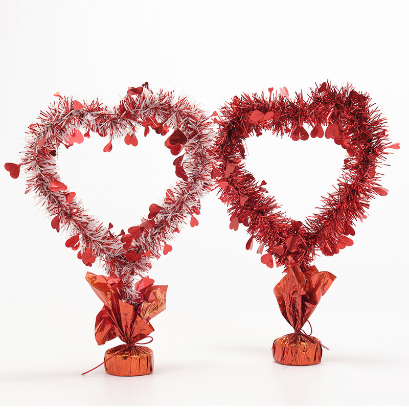 Valentine's Day table floating ribbons wedding wedding supplies birthday decoration ribbons Christmas ornaments table decorations Five pieces per