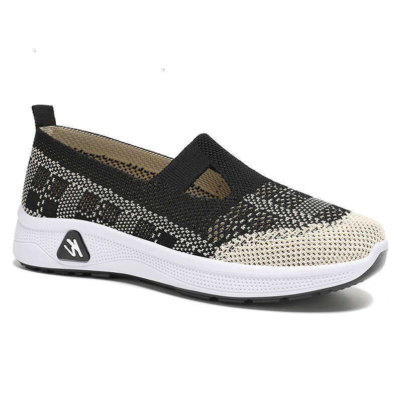 Summer Versatile Women's Shoes Soft Sole Comfortable Suitable Fashion Walking shoes Triple Black Free shipping size