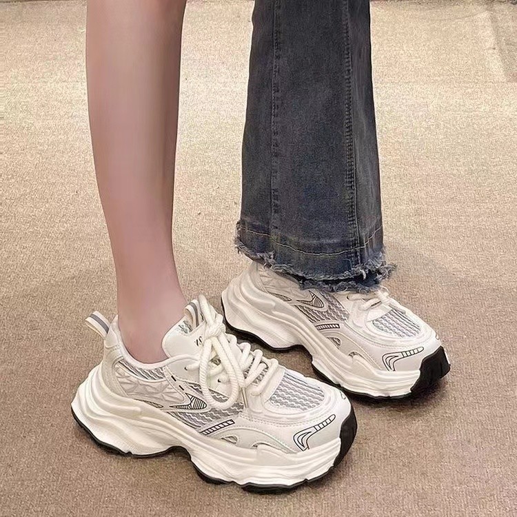 Trendy Women Sneakers Running Clunky Shoes Fashion Versatile Athleisure shoes