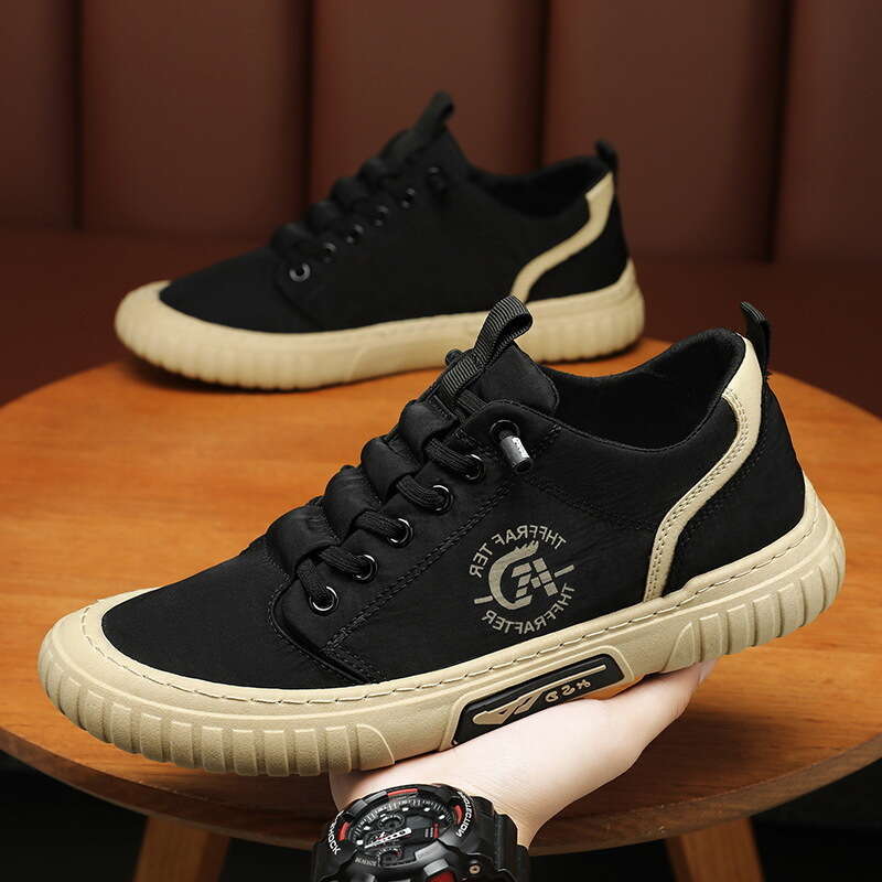 S Casual Ddmysports Breathable Board New Summer Trend Hot Canvas Men Fashion Shoes Ice Silk Slip On Grey Outdoor Shoes ummer hoes ilk lip hoes