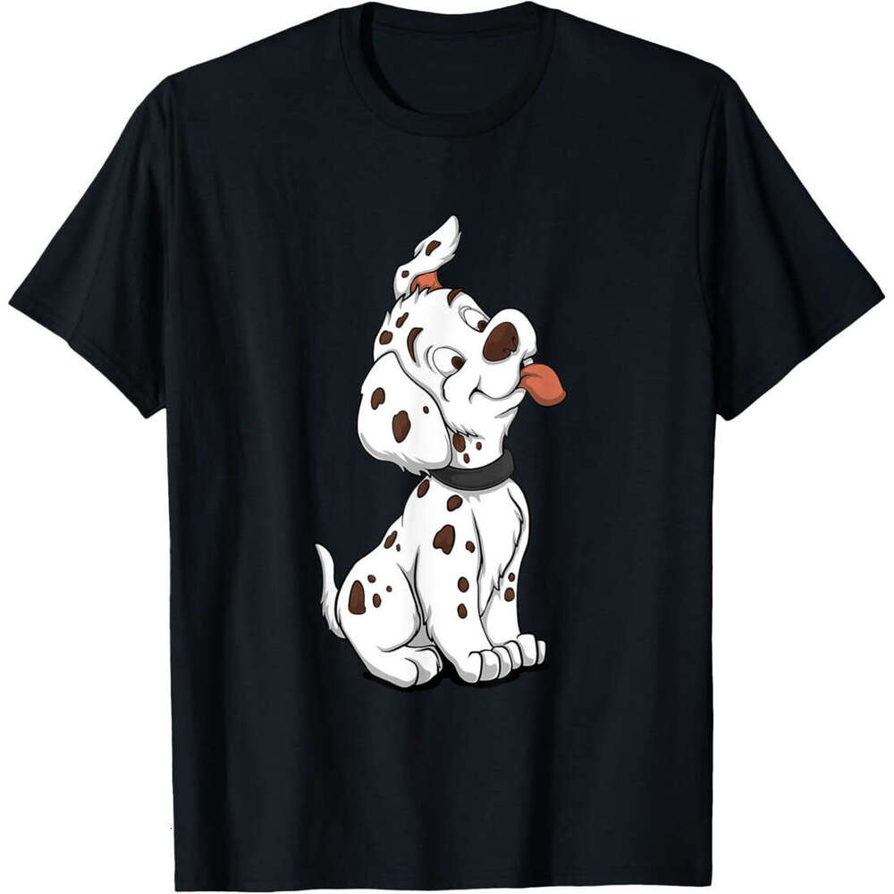 T shirt Mens Cute Dalmatian Puppy Dog Can Hear You T-Shirt shirts tshirt graphic tee Casual tops summer clothes Short sleeve Free shipping