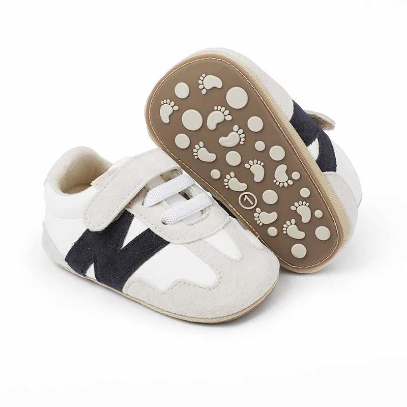 Baby Sneakers Toddlers, Letter Patchwork Casual Shoes, Anti-slip, Unisex, for Boys and Girls, 0-18 Months dh3628137