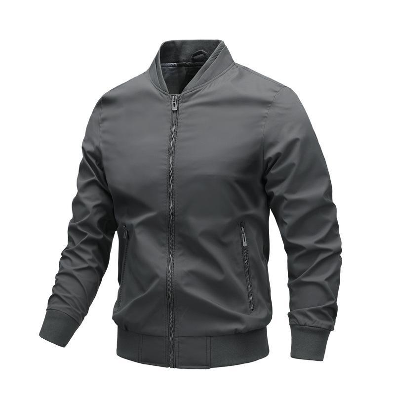 Men's Jackets 2024 Spring And Autumn Solid color jacket Casual sports youth coat 8 colors
