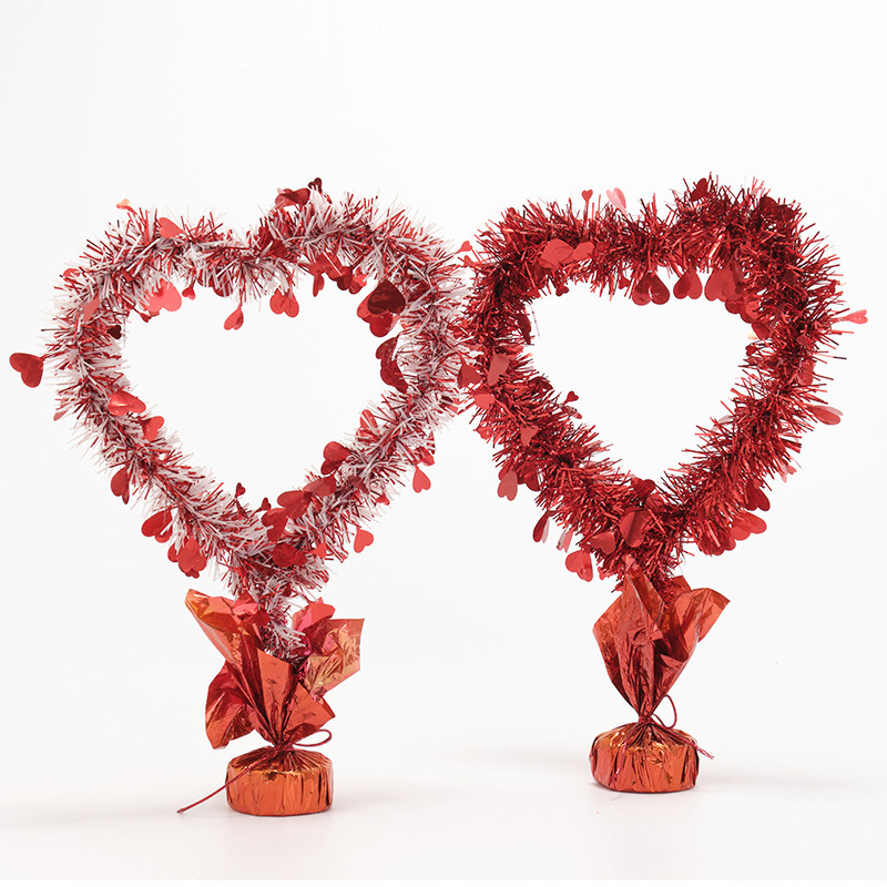 Valentine's Day table floating ribbons wedding wedding supplies birthday decoration ribbons Christmas ornaments table decorations Five pieces per