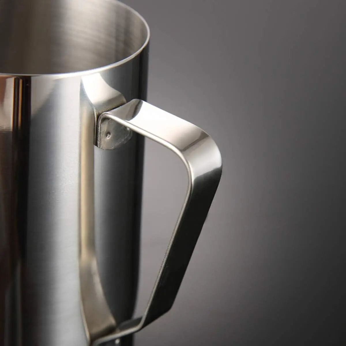 1003506001000ml milk can Fashion stainless steel craft foam Coffee latte art cup 240730