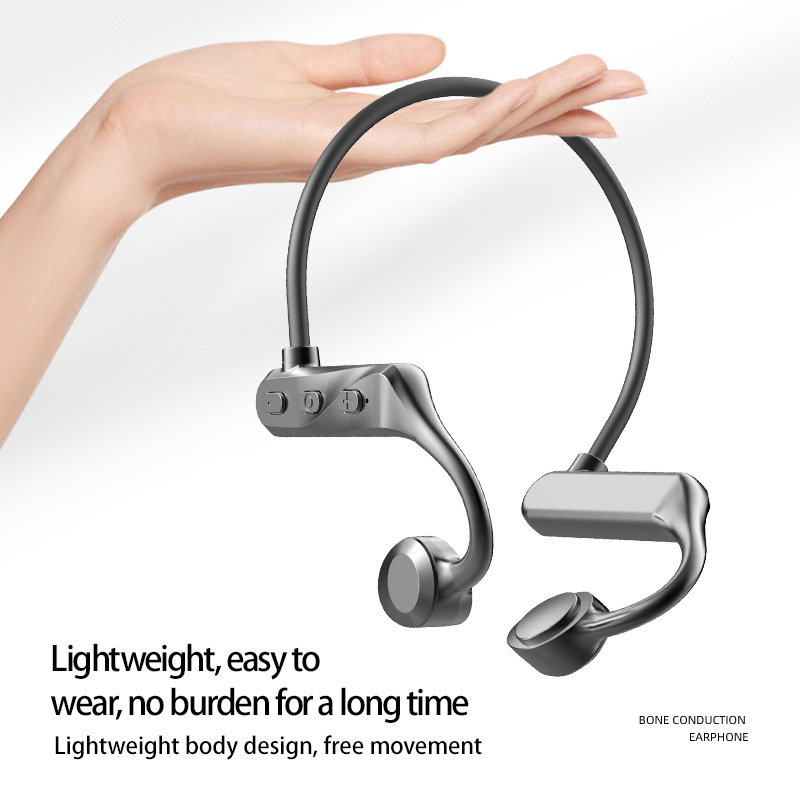 K69 Bluetooth headset Stereo anti-sweat hanging earphone wireless motion conduction earphone without ear bone