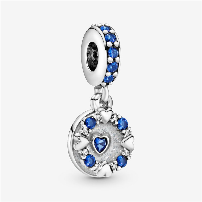 925 Sterling Silver Charm Heart Dream Beads For Women Jewelry Fit S925 Snake Moon Plane Earth Map Beaded Couple Gift Bracelet Star