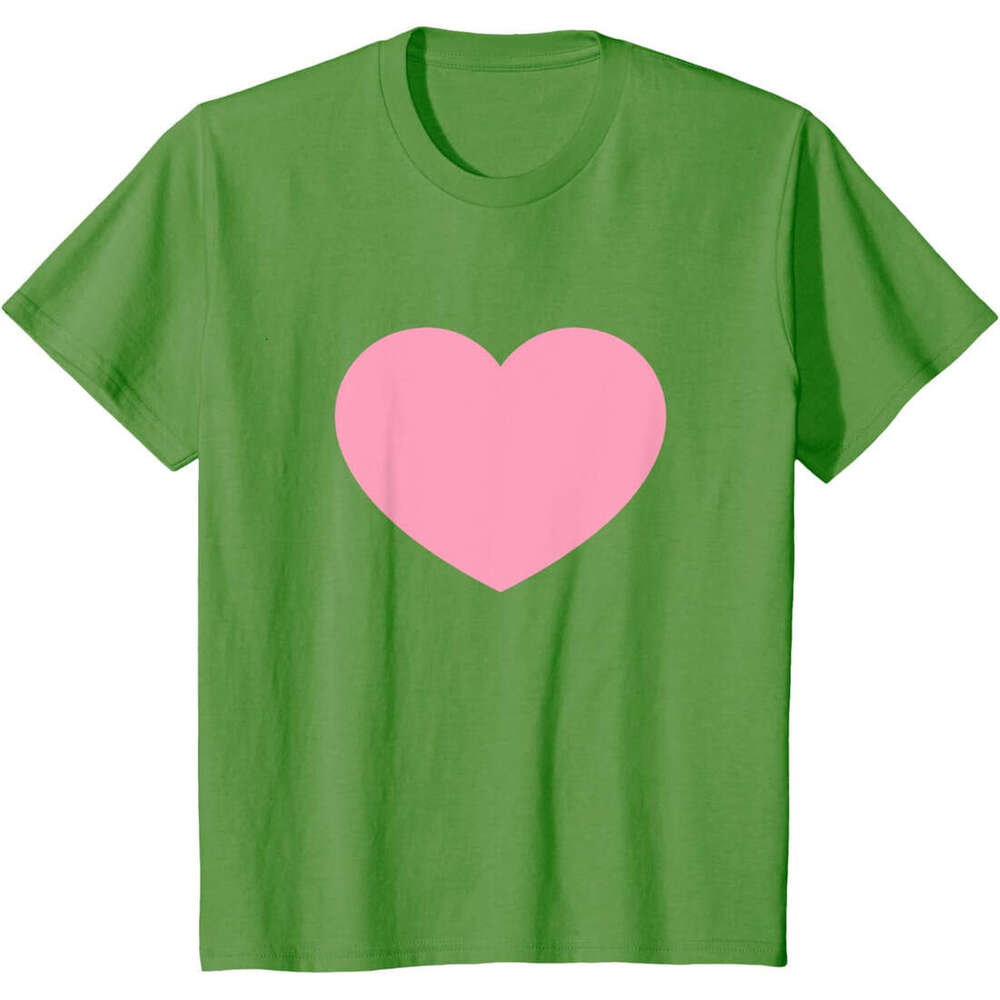 T shirt Mens Pink Heart Is The Symbol Of Love For Valentines Day Holiday T-Shirt shirts tshirt graphic tee Casual tops summer clothes Short sleeve Fre