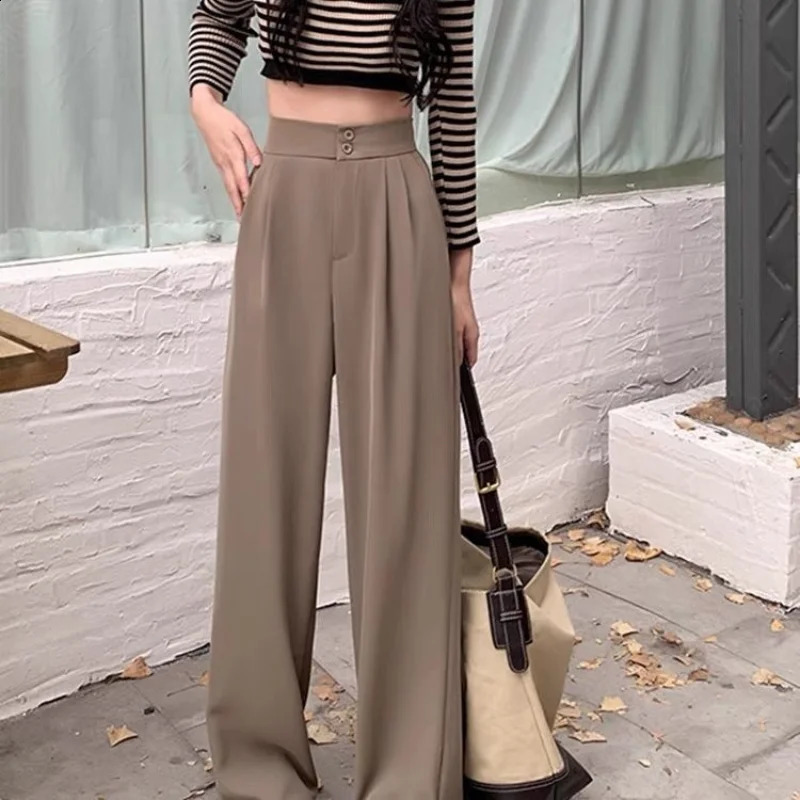Fashion Womens Set Spring and Autumn Korean Edition Loose Short Top Casual Pants Age Reducing Two Piece Set 240731