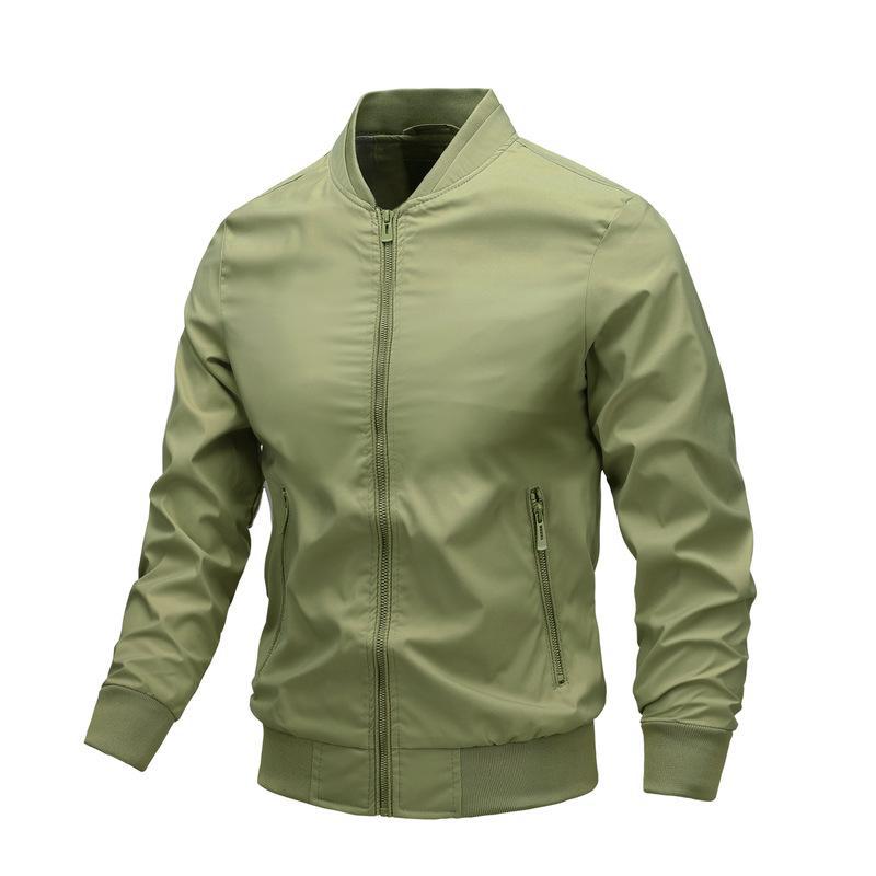 Men's Jackets 2024 Spring And Autumn Solid color jacket Casual sports youth coat 8 colors