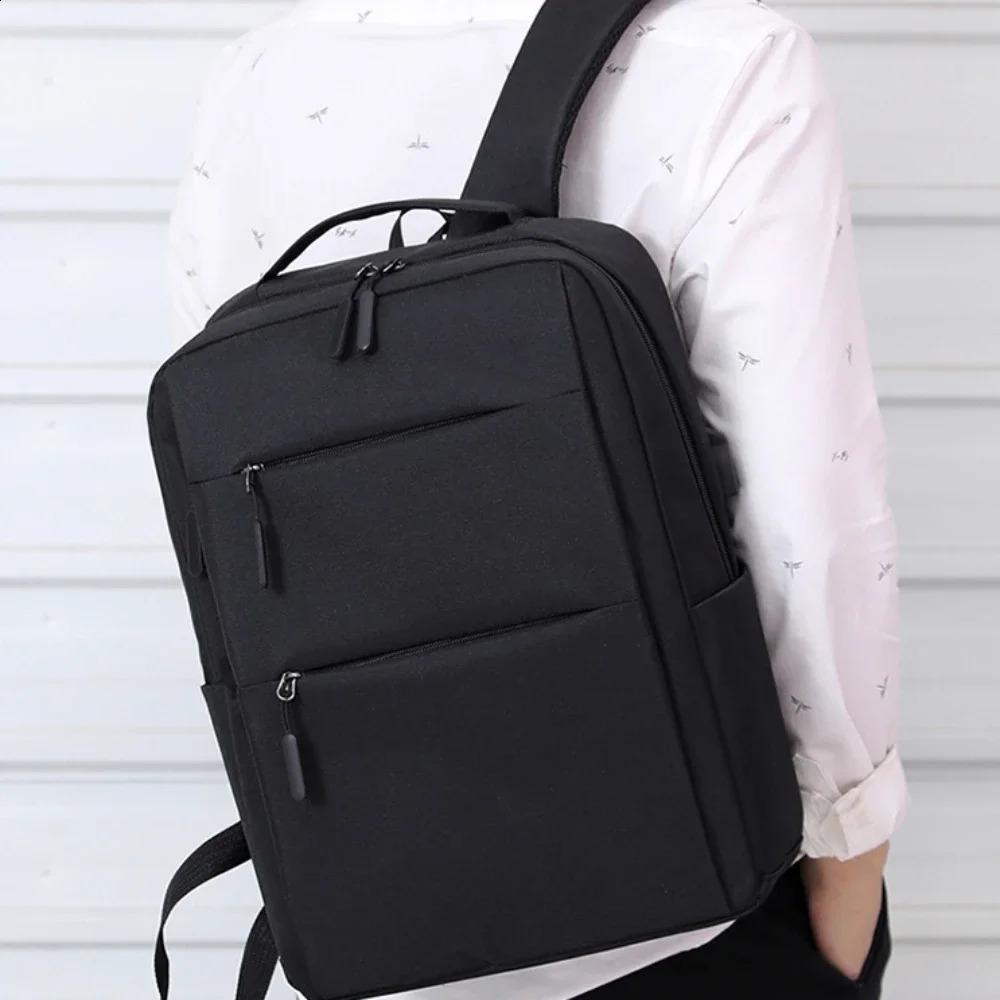 2024 Mens Backpack Multifunctional Waterproof Bags For Male Business Laptop USB Charging Bagpack Nylon Casual Rucksack 240919