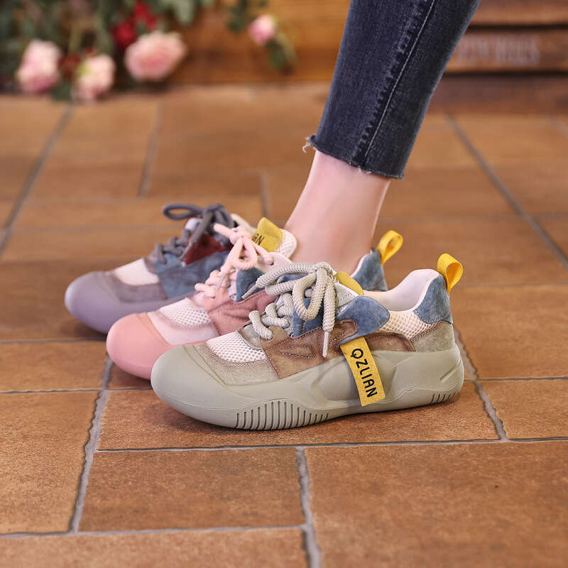 Women Ddmysports S Soft Casual Shoes Design Sense Versatile Fashion Vintage Style Print Star Free Shipping Outdoor oft hoes ense tyle tar hipping