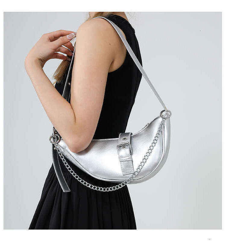 2025 Designer Crossbody Shoulder Women 3 Saddle Bag New Fashionable Versatile Casual Style Simple Exquisite Sliver Free shipping size