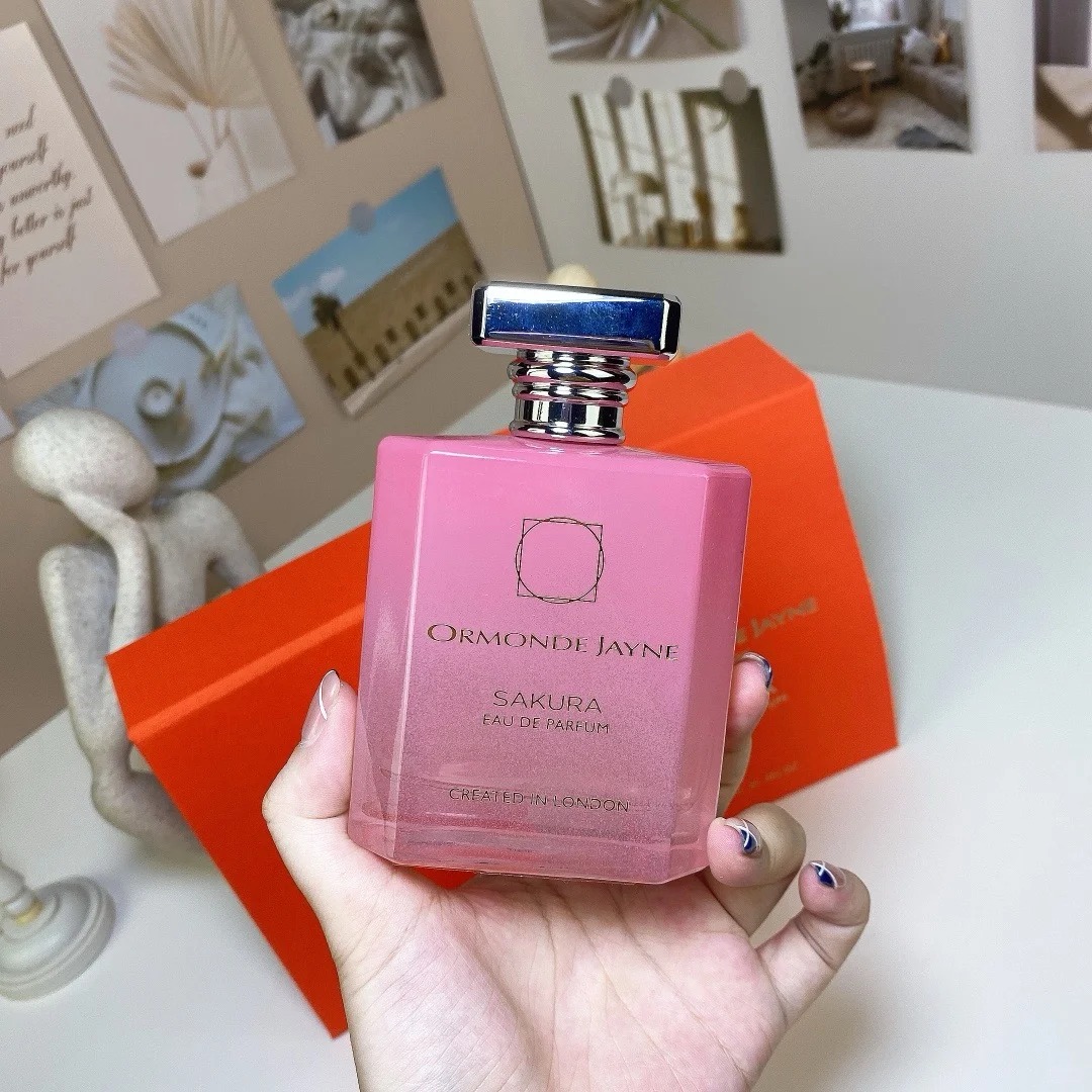 Ore Jayne Sakura Perfume 100ml Man Women Fragrance Eau De Parfum 3.4oz Long Lasting Smell London Brand Pink Cologne Spray Body Mist High Quality long-