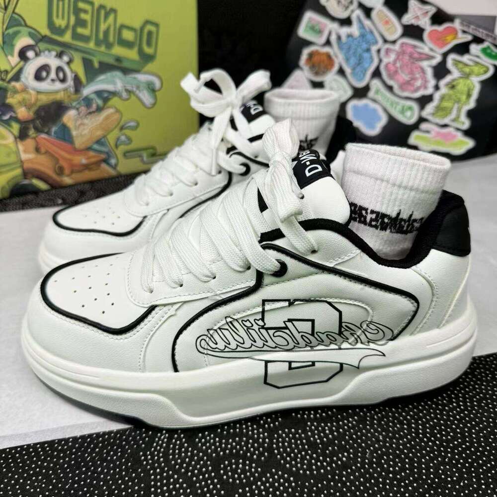 S Men Ddmysports Women Trendy Casual Low Top Thick Sole New Design Sense White Versatile Athleisure Shoes Black Free Shipping Outdoor ole ense hoes hi