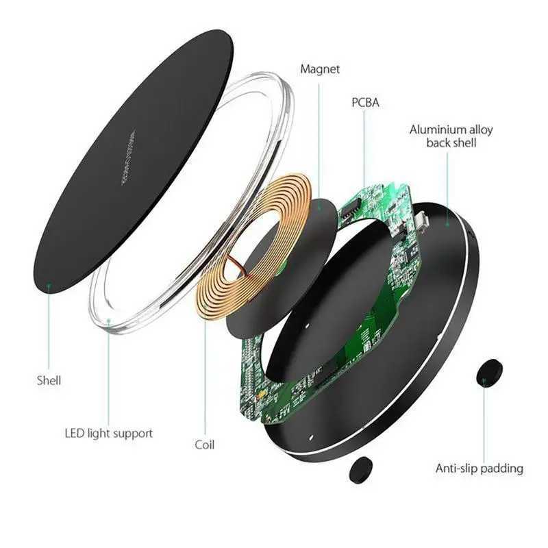 15/30/50W Wireless Charger Pad Stand for iPhone 15 14 13 12 SamsungPhone Chargers Induction Fast Charging Dock StationM240731