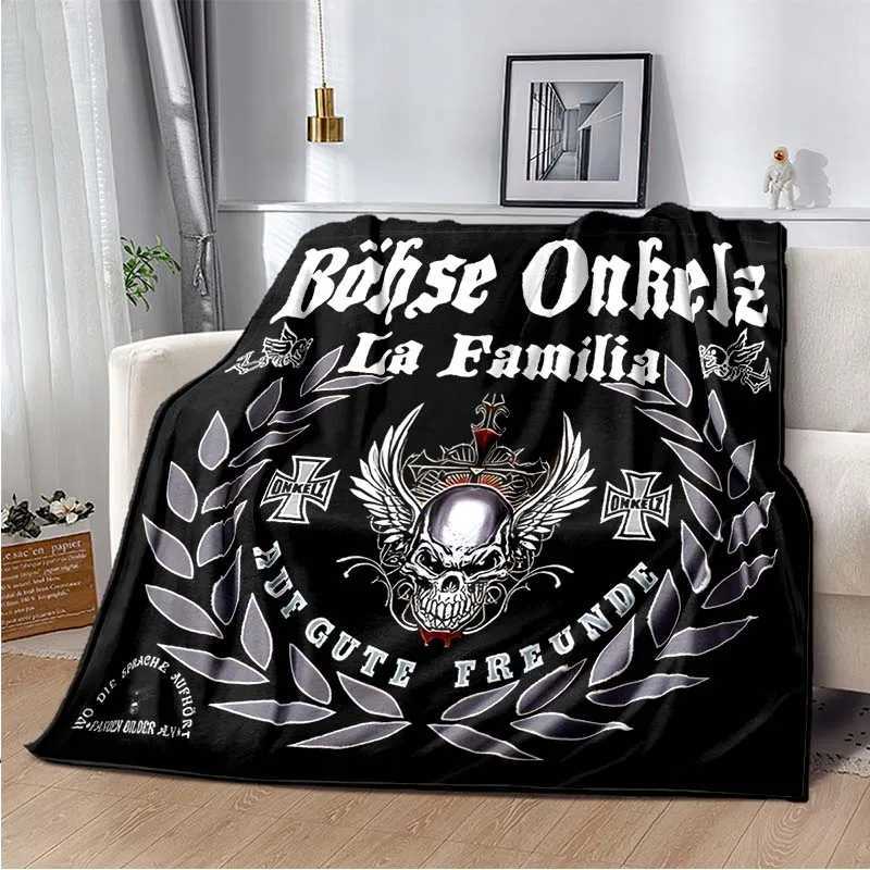 Bhse Onkelz Bohse Onkelz Blanket Decke Bed Office Car Knee PadsThrow BlanketsMusic Gift Y240730