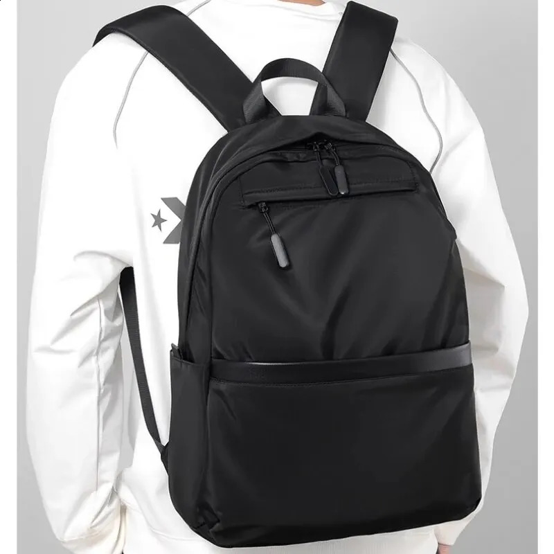 MenWaterproof 156 Laptop Backpack High Capacity Student Bag Waist Travel Mens 240730Zl