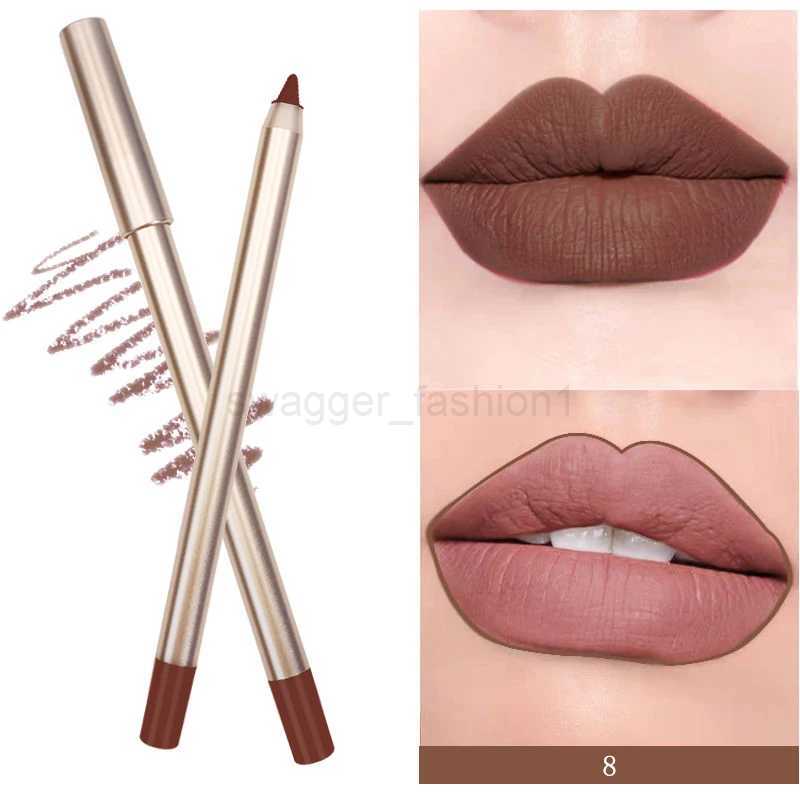 BIVANFE Lip Liner Cruelty Free Vegan Private Label Cosmetics Makeup Dark Brown Matte Waterproof Creamy LiplinerXJ240731