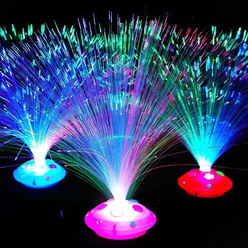 LED Fiber Optic Light Colorful Flashing Night Lights Lanterns Firework Lamps Starry Sky Lamp Christmas Wedding Party Home Decor 240730