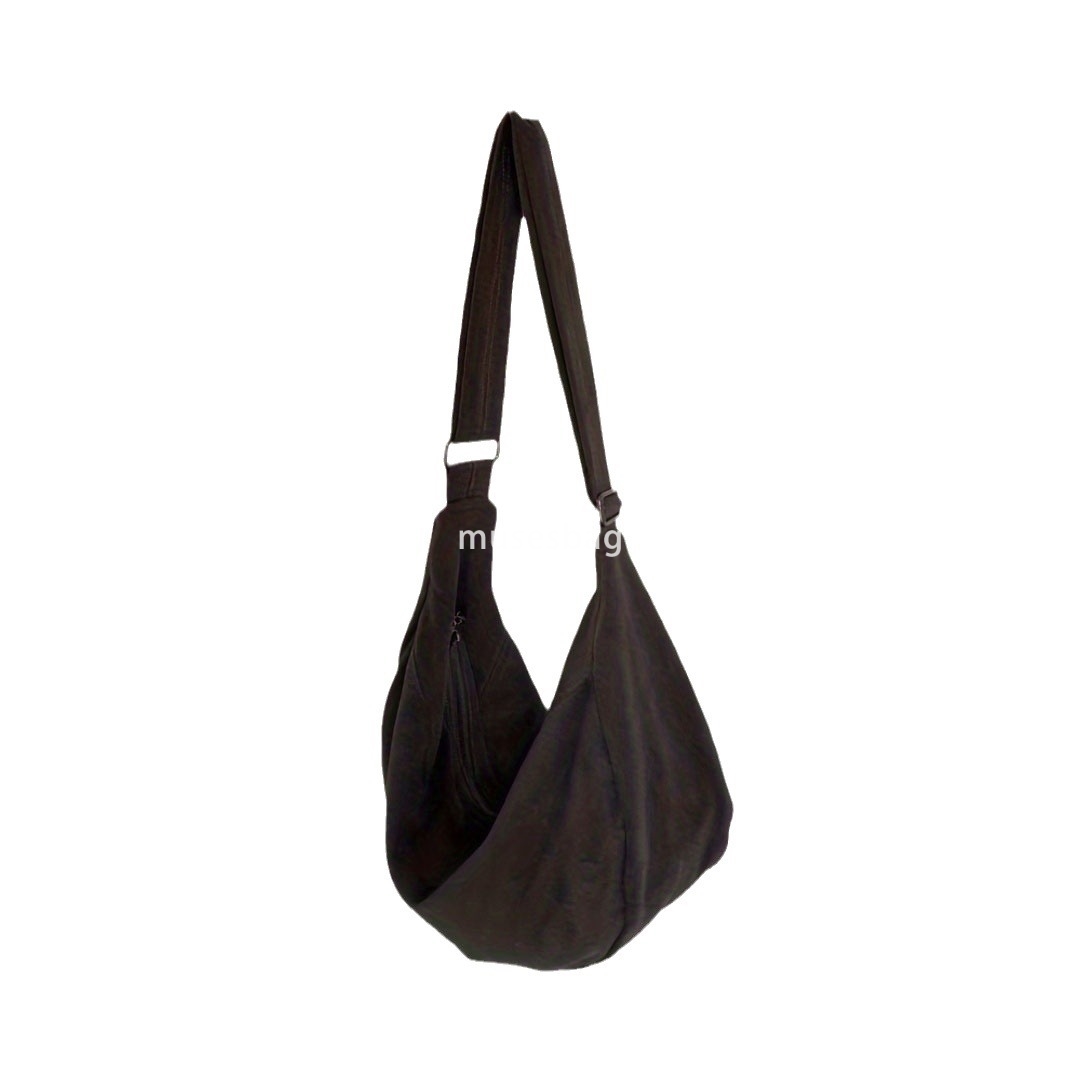 New Korean female bag single shoulder crossbody dumpling bag canvas female bag small college students cross-border foreign trade explosion
