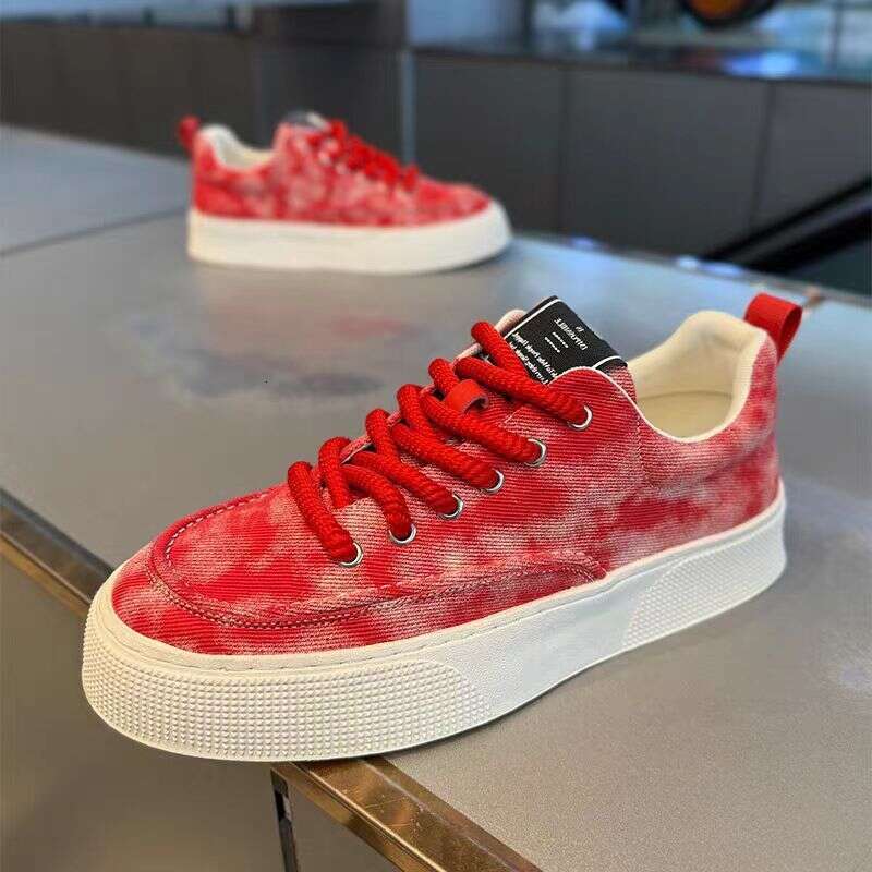 S Men Ddmysports Spring New Casual Canvas Breathable Soft Bottom Trend Comfortable Fashion Sports Men Board Shoes Green Outdoor Shoes pring oft ports 