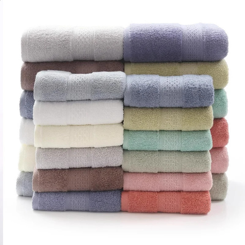 100 th towel pure cotton Soft Absorbent Adult Bath Towel Ultra And Highly use Hand Face 240730