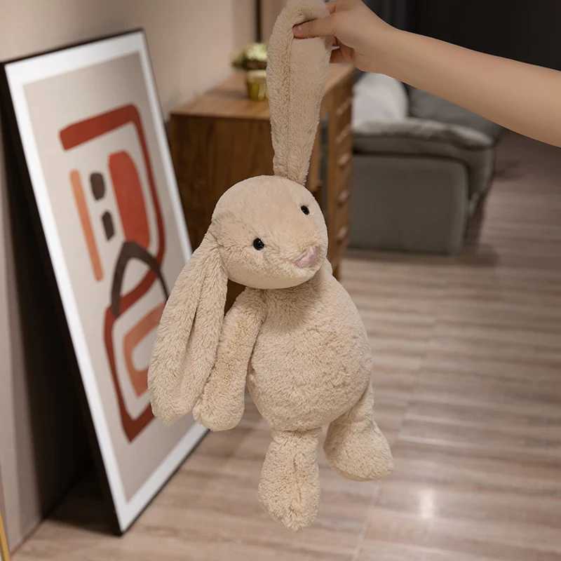 Cute Lop Rabbit Plush Toy Soft Stuffed Long Ears Bunny Doll Funny Babys Sleeping Companion Delicate Home Decoration Kids Gifts Y240801
