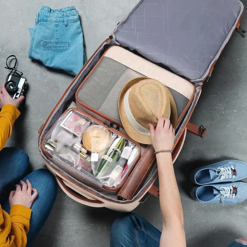 Mens multifunctional waterproof computer backpack large capacity business casual travel bag 240730ZYl