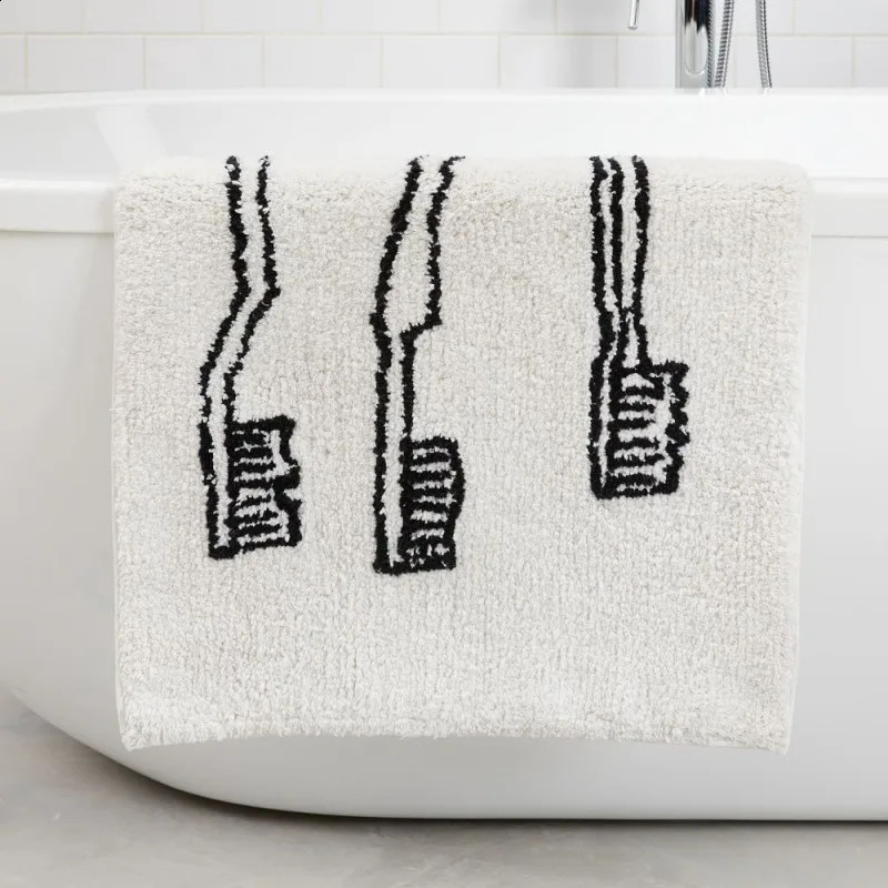 Home Doormat Bedroom Living Room Carpet Water Absorption Non-slip Bath Mat Custom Pattern Bathroom Rugs Nordic Take It Off Funn 240730