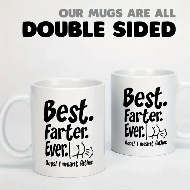 11 oz Ceramic Coffee Mug Fathers Day Daughter Son Wife Fun Gift for Dad Husband 240730