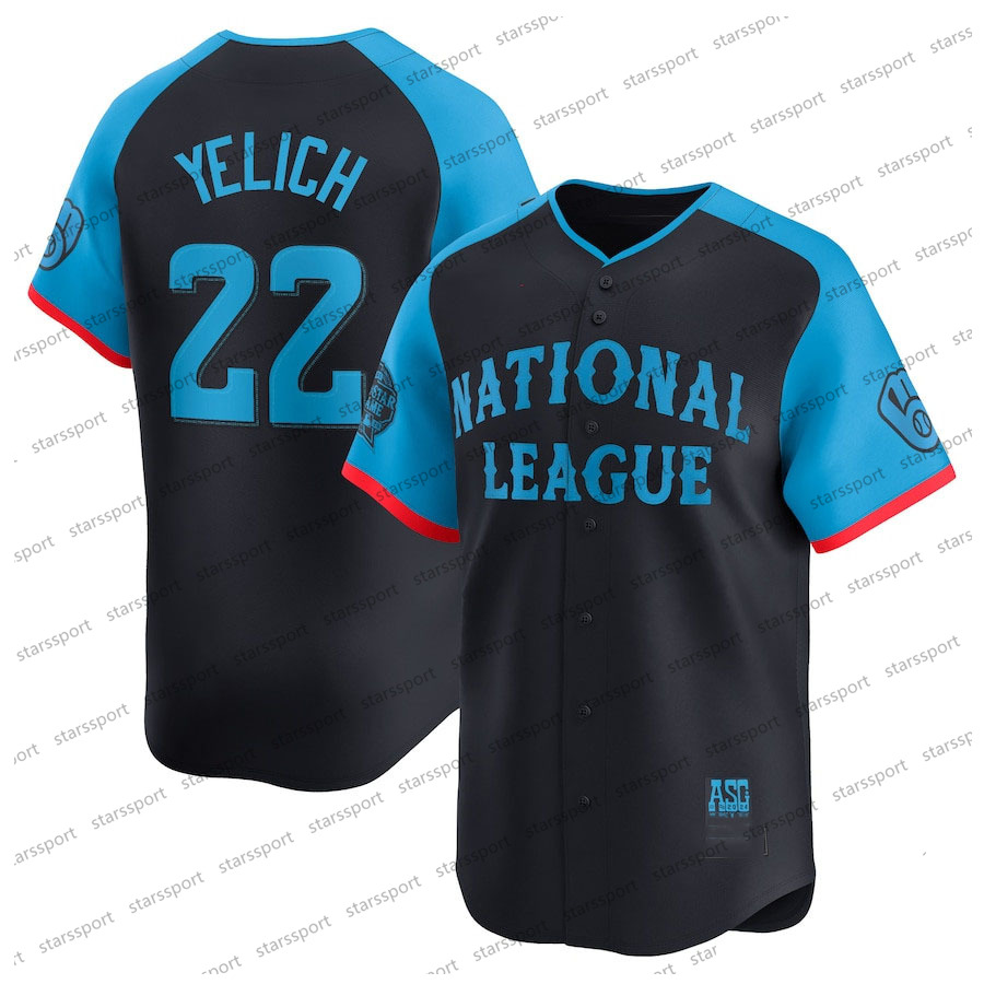 Milwaukee Christian Yelich Brewer Baseball Jersey Jackson Chourio Adames Hoby Milner William Contreras Brice Perkins Mitchell Frelick Turang Monasteri