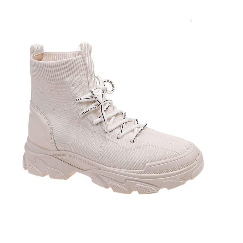 2024 Fashion New Bottom Comfortable Durable Explosive Thick Heel Simple Thin Short Tube Elastic Soc Versatile Martin Boots 456