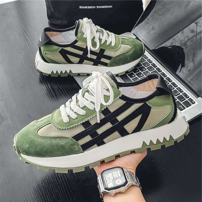 S Men Ddmysports Versatile Thick Soled Casual Breathable Lightweight Anti Slip Sports Shoes Outdoor Shoes oled lip ports hoes hoes