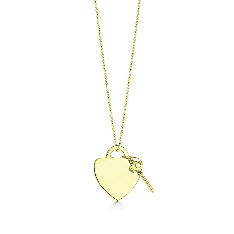 have female necklace designer 18k gold plated heart necklace stainless steel jewelry woman pendant necklace Christmas Charms silver necklace jewelries gift mammy