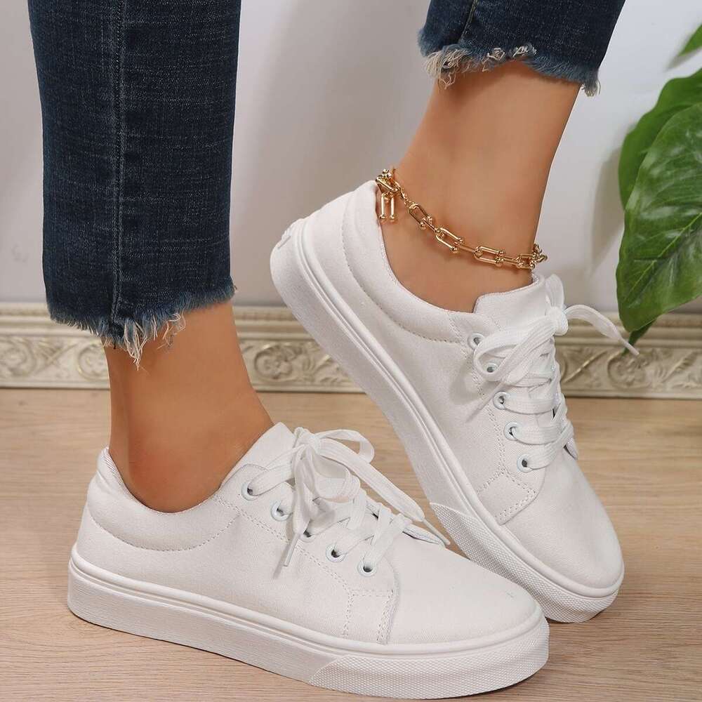S Casual Ddmysports Female New Women Shoes In Europe And The United States Casual Sports Flat Bottom Tie Blue Outdoor Shoes hoes tates ports hoes