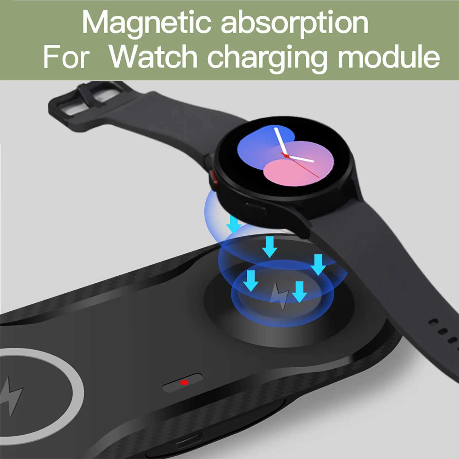 25W 2 in 1 Wireless Charger Stand for Samsumg Galaxy Z Flip 4 Fold 4 S22 Note 20 Ultra Galaxy Watch 5 4 3 Active 2 Fast ChargersM240731