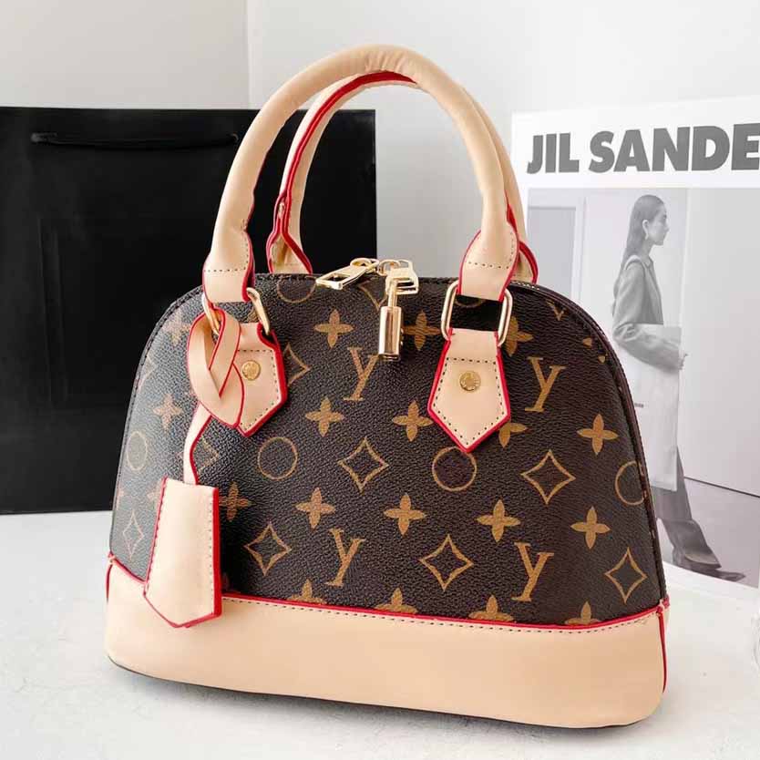 Min Shell Bag AlmasBB Designer Women Handbag Luxurious Bucket Bags Classical Style Leather Embroidery Messenger Fashion Lady Makeup Bag High Quality